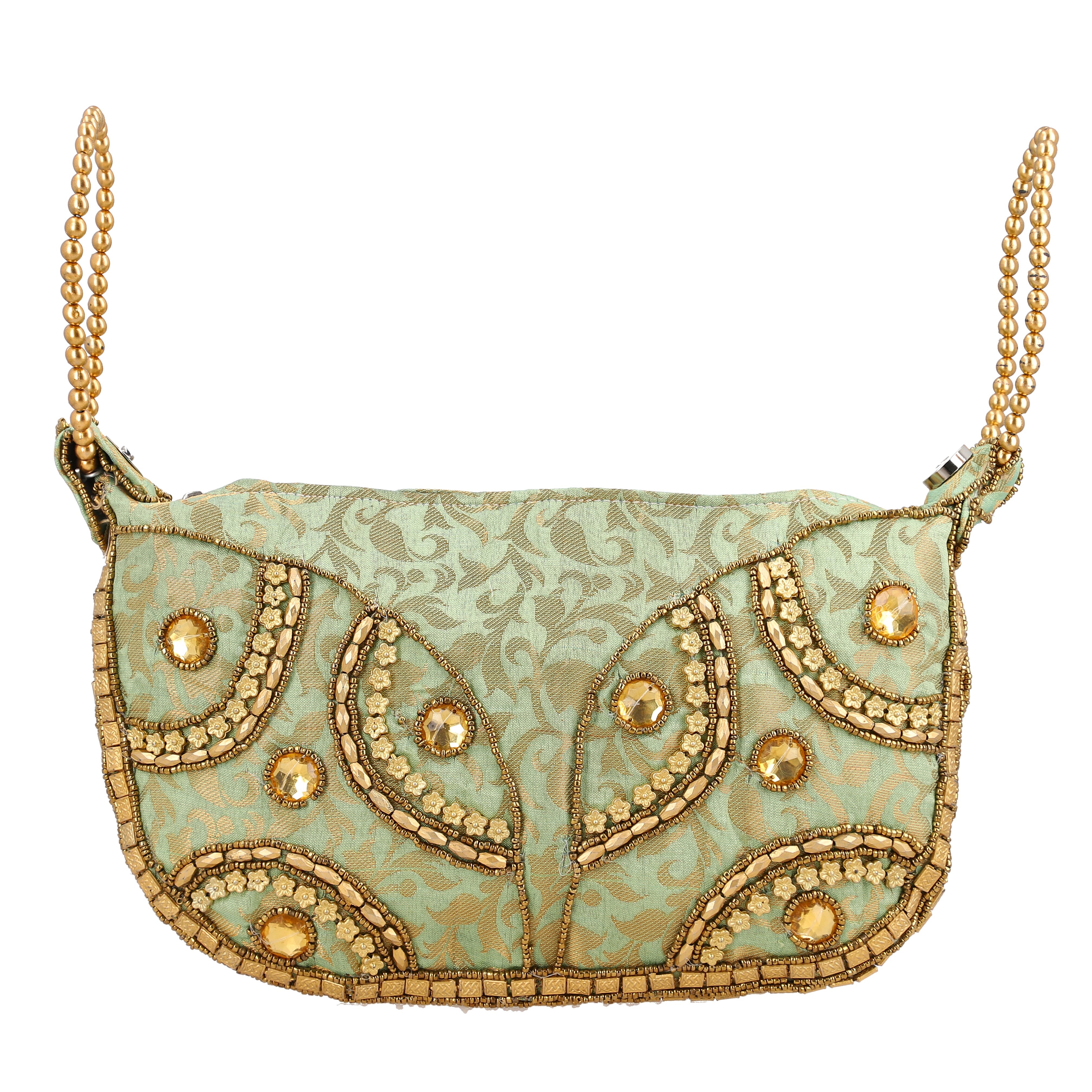 Set of 2 Sea Green Potli Bag