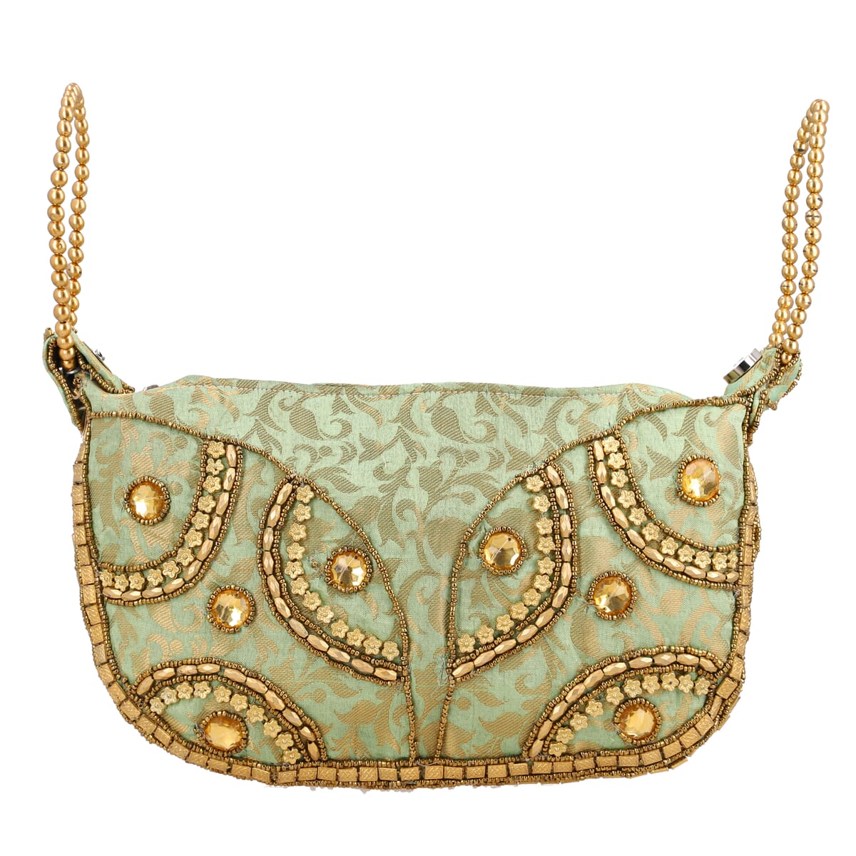 Set of 2 Sea Green Potli Bag image number 3