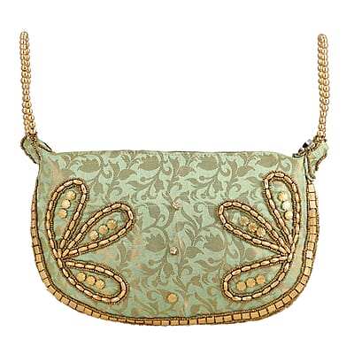 Set of 2 Sea Green Potli Bag