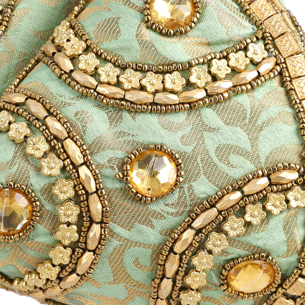 Set of 2 Sea Green Potli Bag image number 5