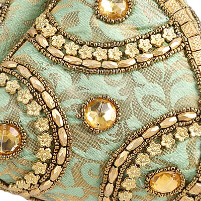 Set of 2 Sea Green Potli Bag