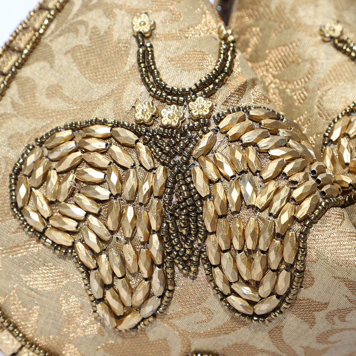 Set of 2 Beige Potli Bag image number 7