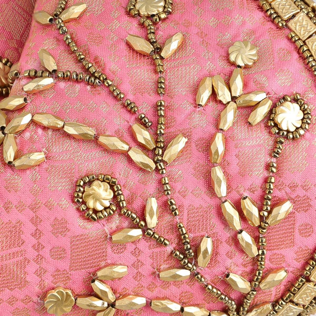 Set of 2 Pink Potli Bag image number 6