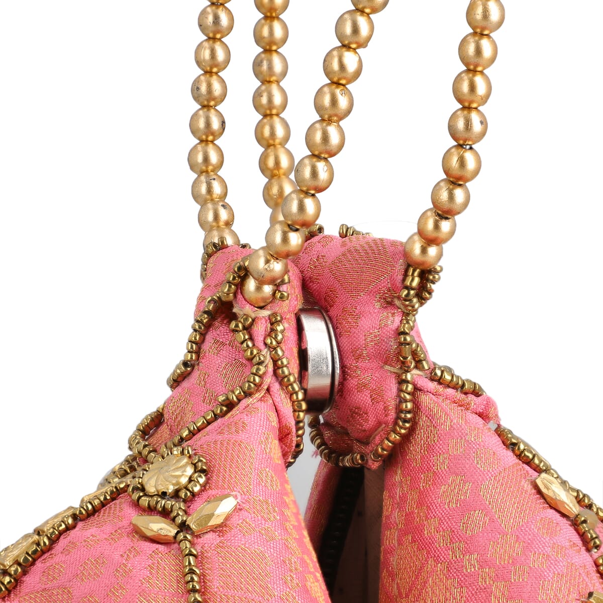 Set of 2 Pink Potli Bag image number 8