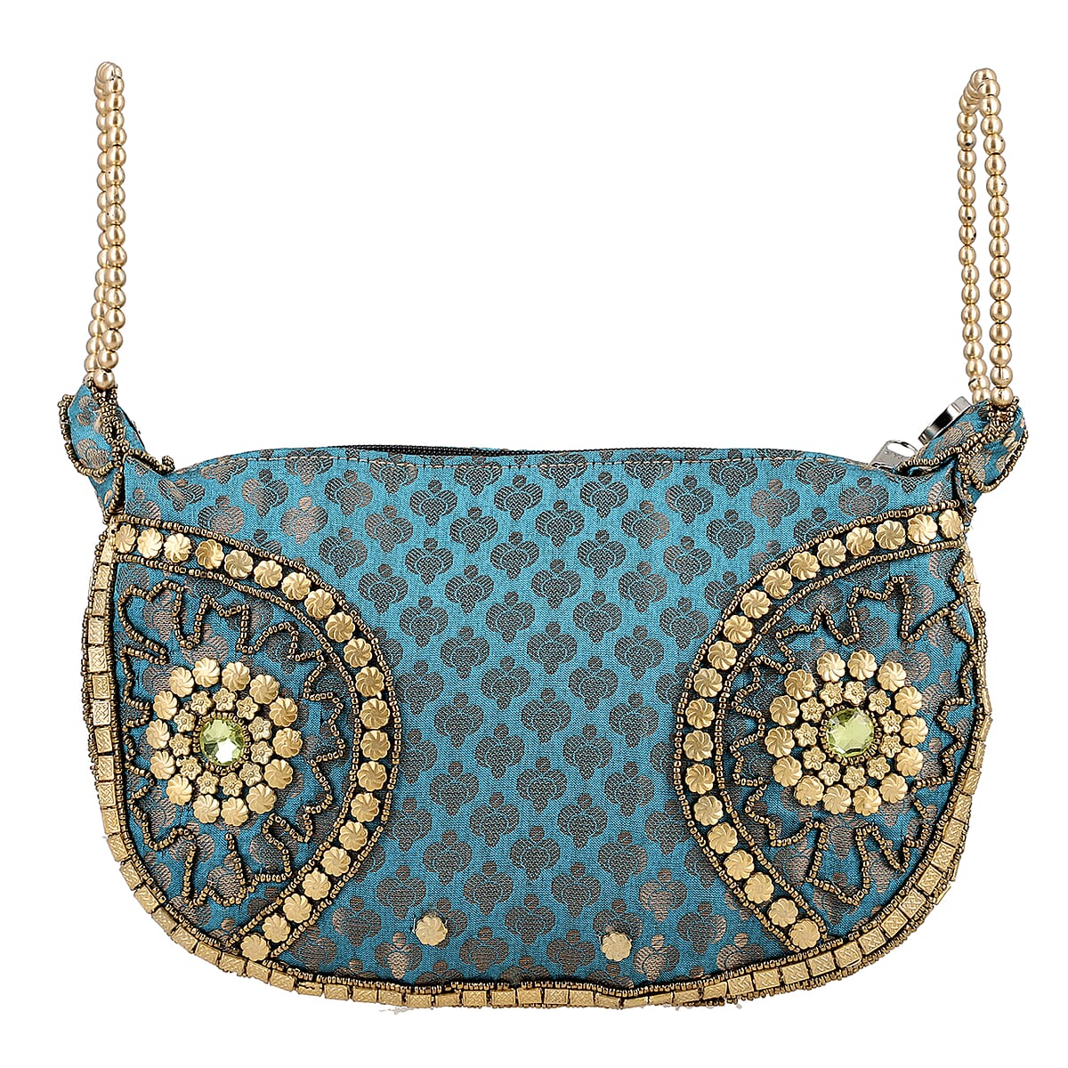 Set of 2 Turquoise Potli Bag image number 4