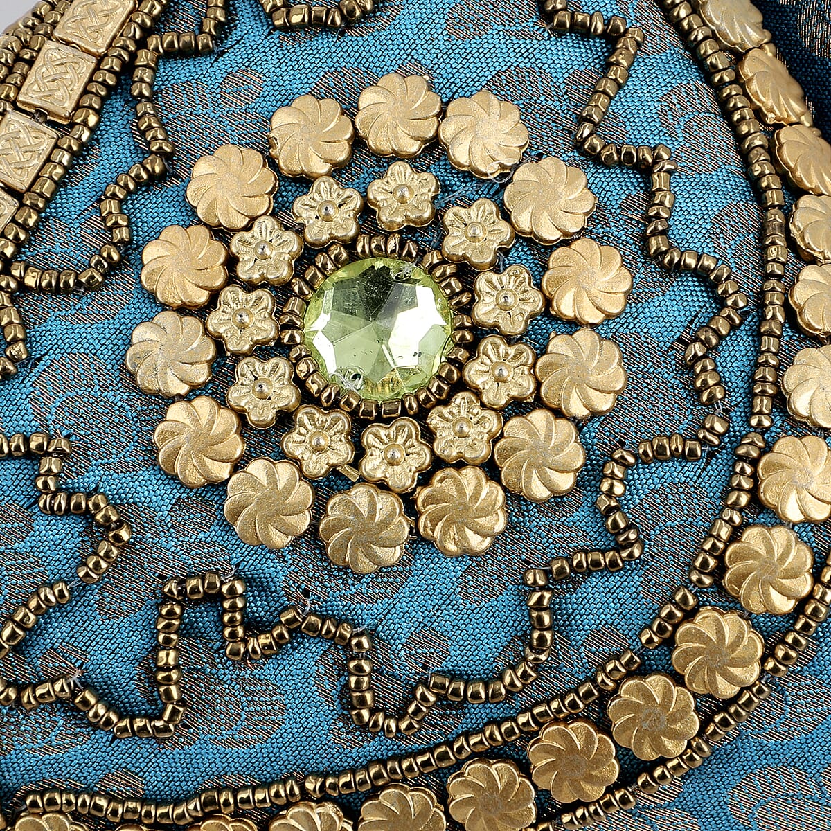 Set of 2 Turquoise Potli Bag image number 6