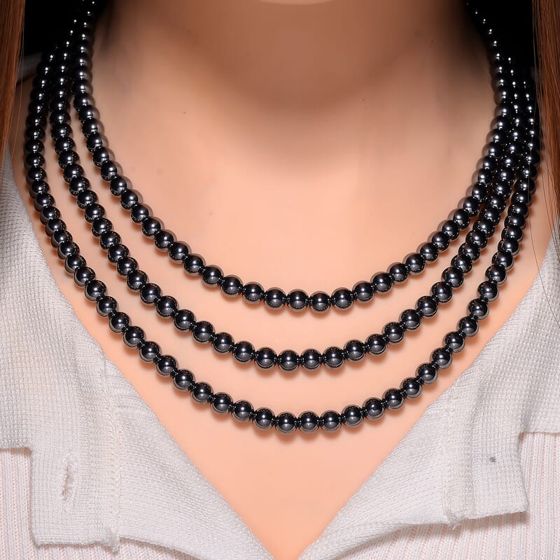 Terahertz Beaded 350.00 ctw Endless Necklace 60 Inches