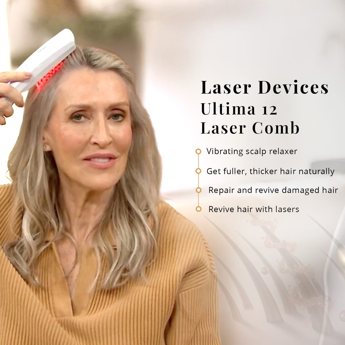 Hairmax Pro 12 Laser Comb (Ships in 8-10 Days) image number 1