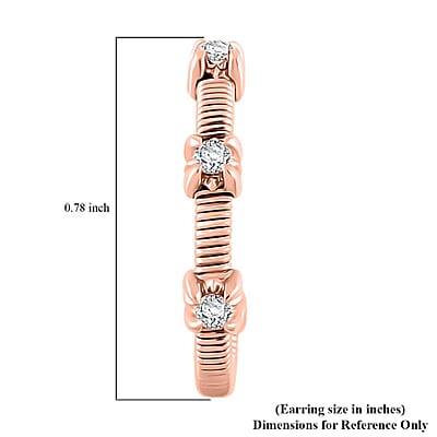 Modani Diamond 0.20 ctw Earrings in 14K Rose Gold
