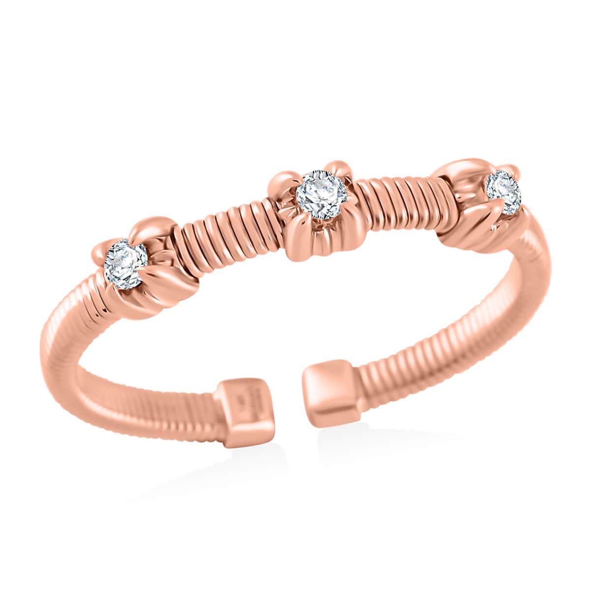 Modani 14K Rose Gold Diamond Ring (Size 10.0) (Del. in 8-10 Days) 0.10 ctw image number 0