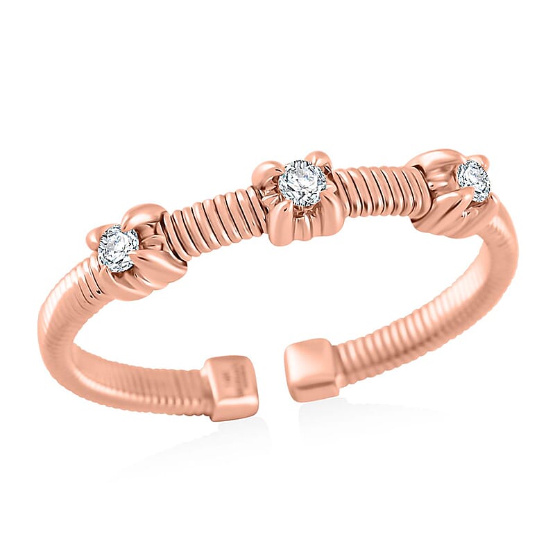 Modani Diamond 0.10 ctw Ring in 14K Rose Gold (Size 10.0) (Del. in 8-10 Days)