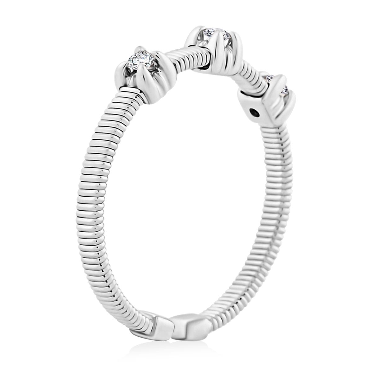Buy Modani Diamond 0.10 ctw Ring in 14K White Gold with
