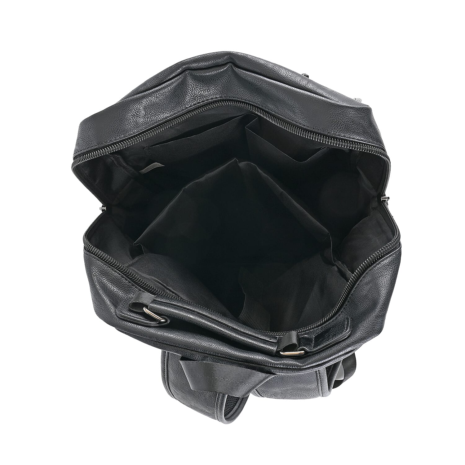 Multi-purpose Faux Leather Convertible Backpack