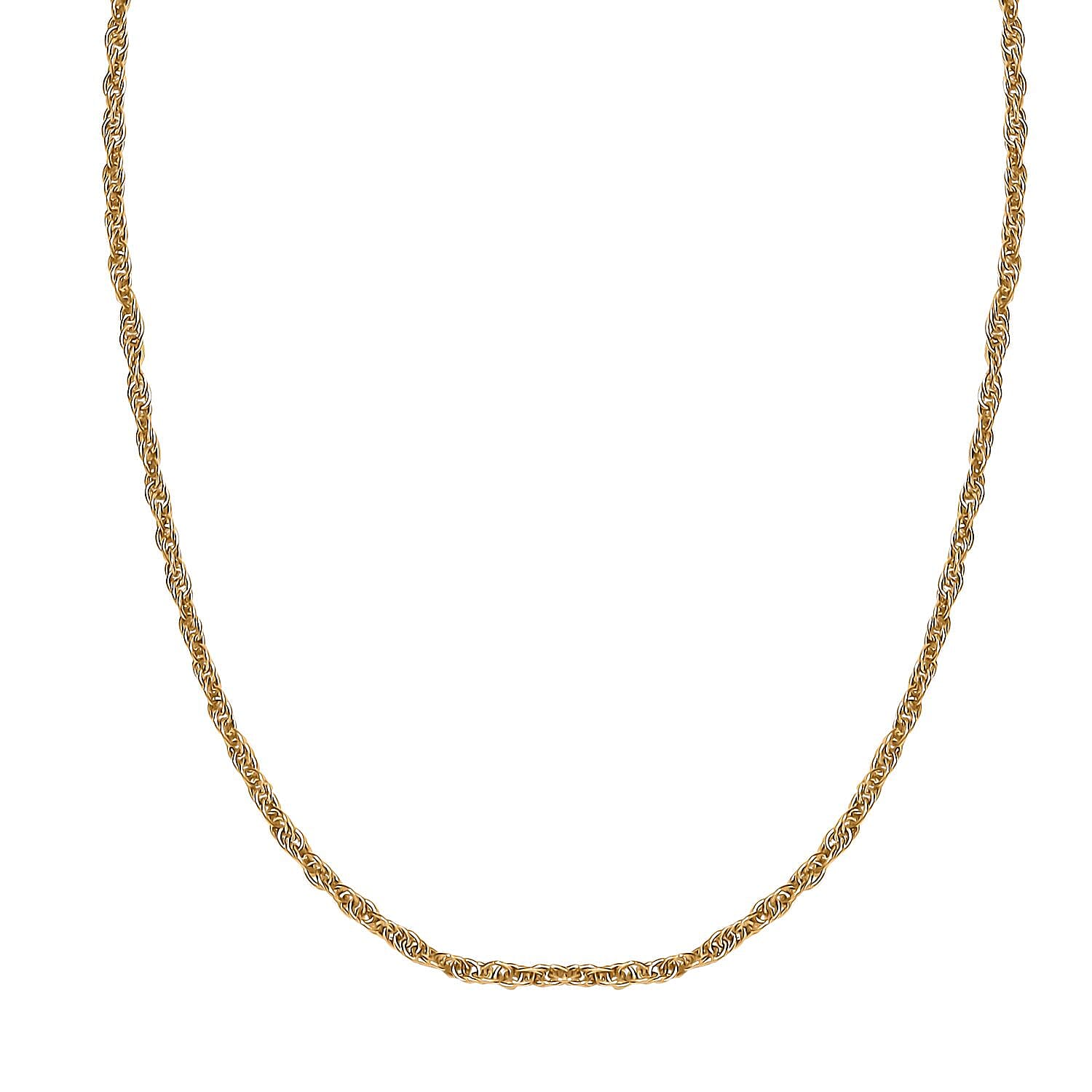 Delicate Harmony Necklace with Slider Ball in 18K Yellow Gold Over Sterling Silver 2.75 Grams 18 Inches