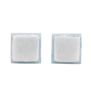 Marigold and Lotus 2 Pack Mixed Aroma 2 in 1 Soap Sponge with Sea Salt and Wild Bluebell - Blue