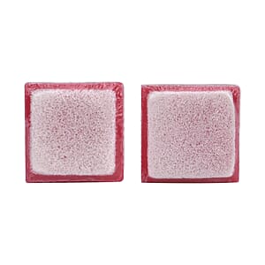 Marigold and Lotus 2 Pack Mixed Aroma 2 in 1 Soap Sponge with Rose and Shea Butter - Red
