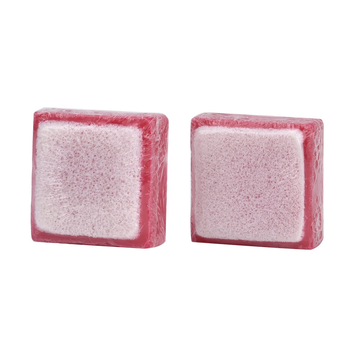 Marigold and Lotus 2 Pack Mixed Aroma 2 in 1 Soap Sponge with Rose and Shea Butter - Red image number 2