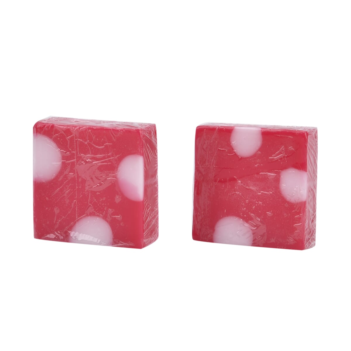 Marigold and Lotus 2 Pack Mixed Aroma 2 in 1 Soap Sponge with Rose and Shea Butter - Red image number 3