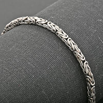 Bali Legacy 2.7mm Borobudur Bracelet in Sterling Silver (8.00 In) 9.70 Grams