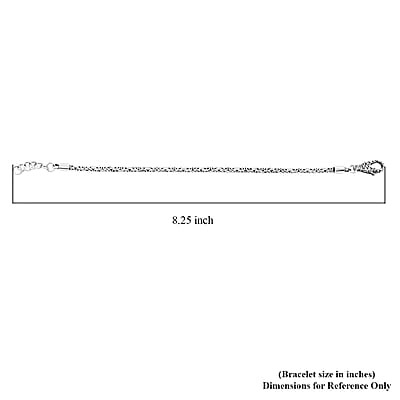 Bali Legacy 2.7mm Borobudur Bracelet in Sterling Silver (8.00 In) 9.70 Grams