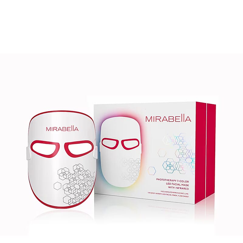 Mirabella FDA Approved Phototherapy 7-Color LED Facial Mask with Infrared (1 Year Vendor Warranty)