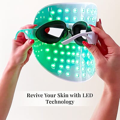 Mirabella FDA Approved Phototherapy 7-Color LED Facial Mask with Infrared (1 Year Vendor Warranty)