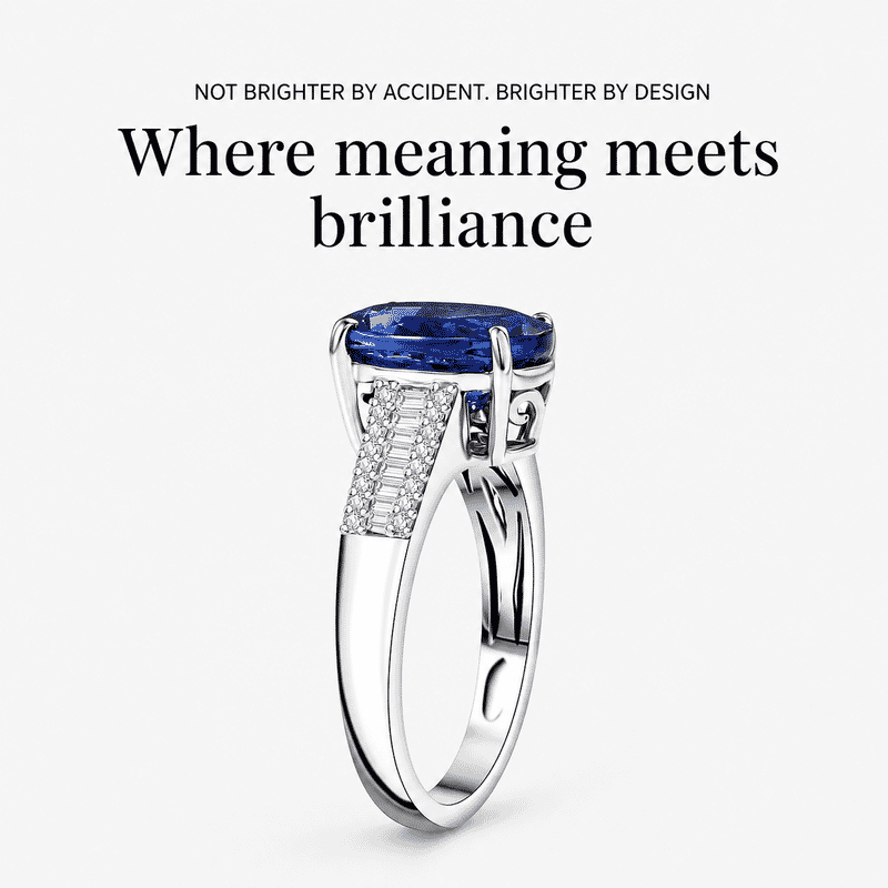 Certified & Appraised Rhapsody AAAA Tanzanite and E-F VS2 Diamond 4.35 ctw Statement Ring in 950 Platinum (Size 10.0) 6.10 Grams