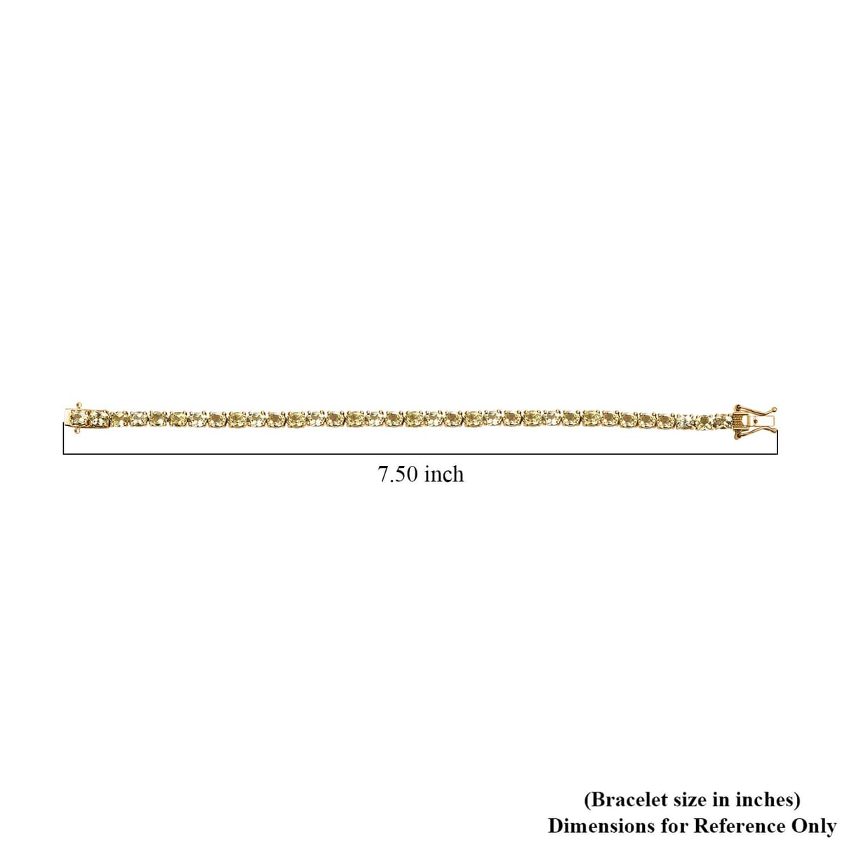 Madagascar Yellow Apatite 10.85 ctw Serenity Vine Bracelet in 18K Vermeil Yellow Gold Over Sterling Silver (7.25 In) image number 4