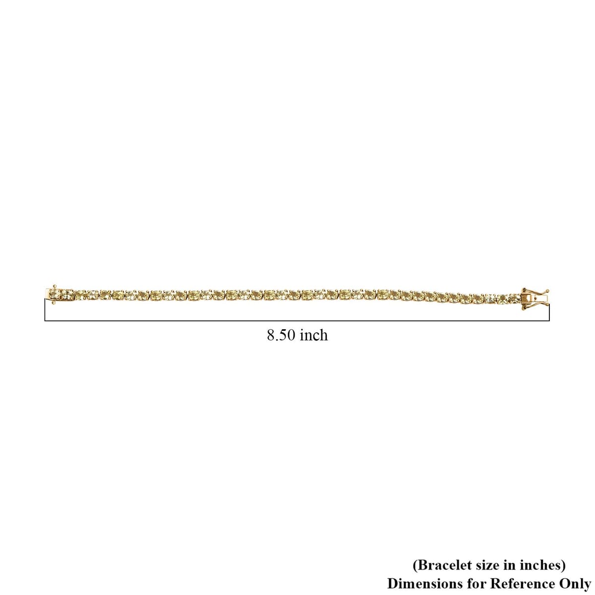 Madagascar Yellow Apatite 11.80 ctw Serenity Vine Bracelet in 18K Vermeil Yellow Gold Over Sterling Silver (8.00 In) image number 4