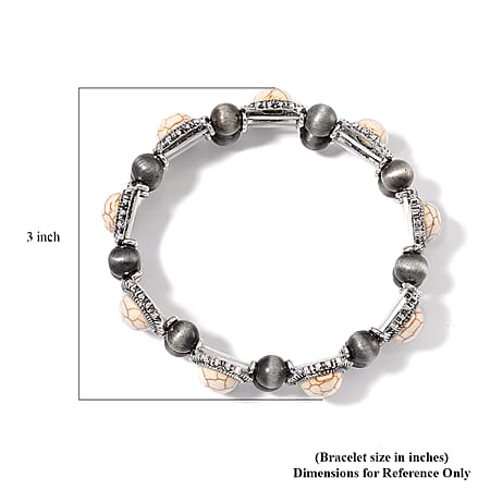 White Howlite - Product card gallery slide 4 (10177759772985)