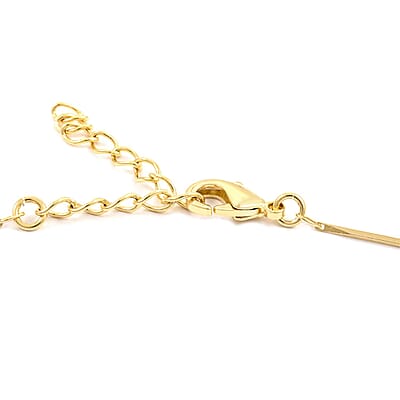 Amethyst 37.50 ctw Moon Necklace in Goldtone 22-24 Inches
