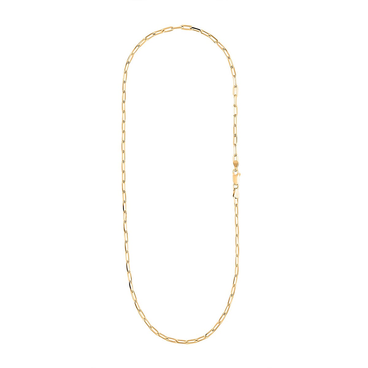Italian Power Chain Necklace in 14K Yellow Gold Over Sterling Silver 40.30 Grams 18 Inches image number 3