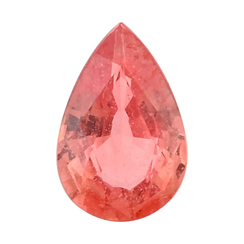 Certified & Appraised AAAA Padparadscha Sapphire (BT) (Pear Free Size) 1.00 ctw