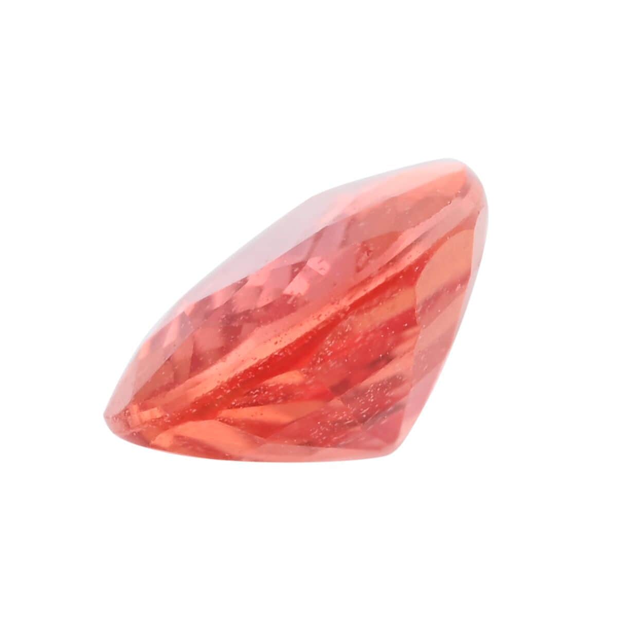 AAAA Padparadscha Sapphire (B.T) (Pear Free Size) 1.00 ctw image number 1