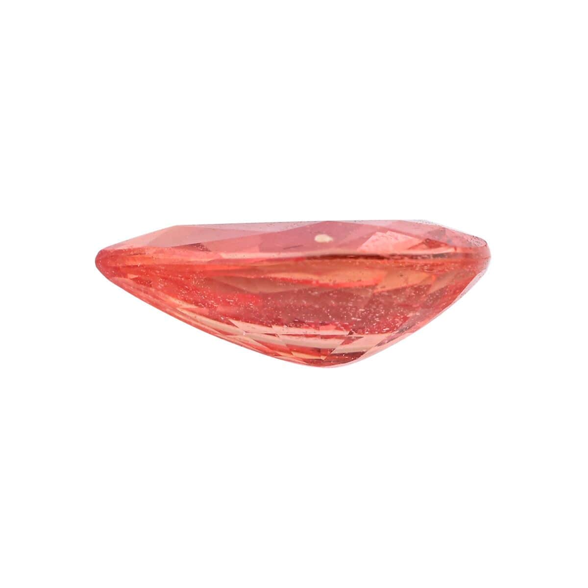 AAAA Padparadscha Sapphire (B.T) (Pear Free Size) 1.00 ctw image number 2