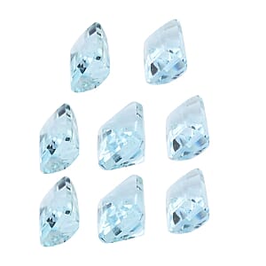 AA Mangoro Aquamarine Set of 8 (Oct 6x4 mm) 5.00 ctw