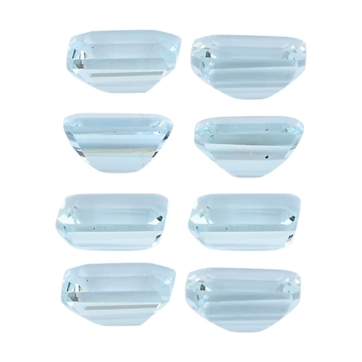 AA Mangoro Aquamarine Set of 8 (Oct 6x4 mm) 5.00 ctw image number 2