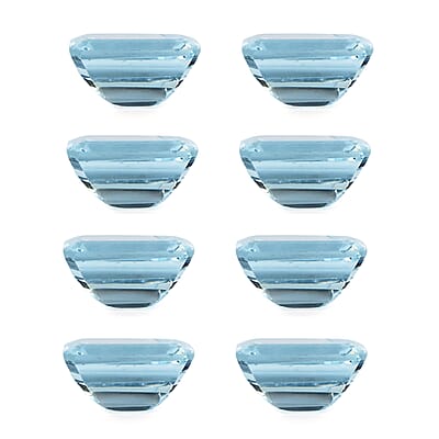AA Mangoro Aquamarine Set of 8 (Oct 6x4 mm) 5.00 ctw