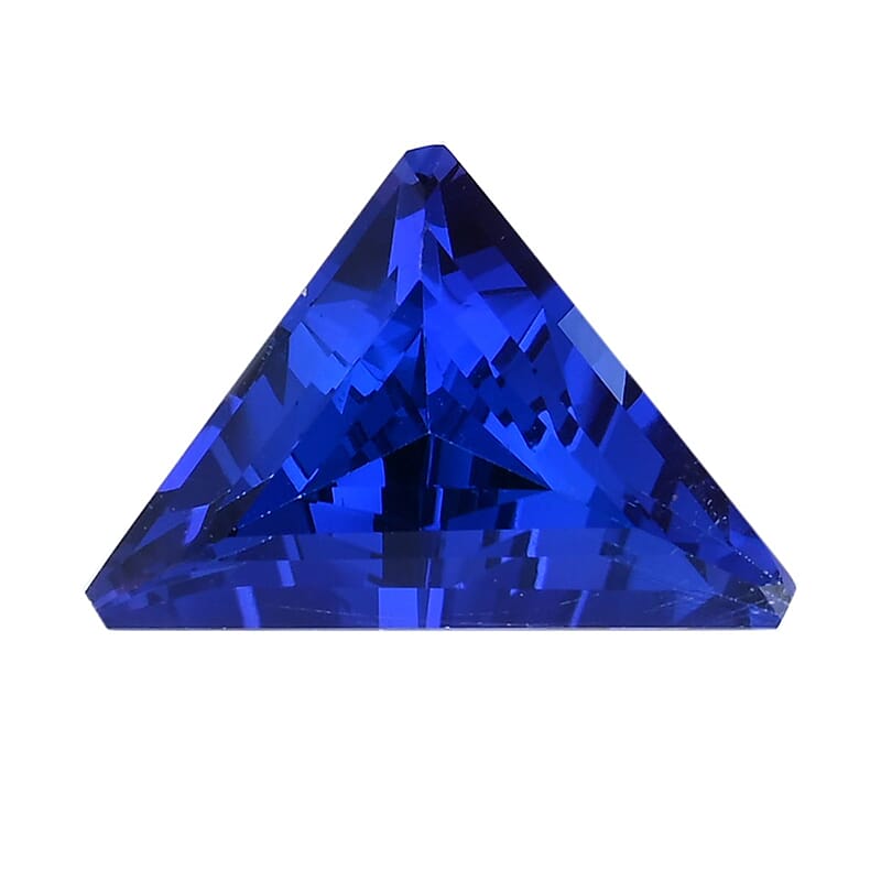 Certified and Appraised AAAA Vivid Tanzanite (Fancy Free Size) 7.00 ctw