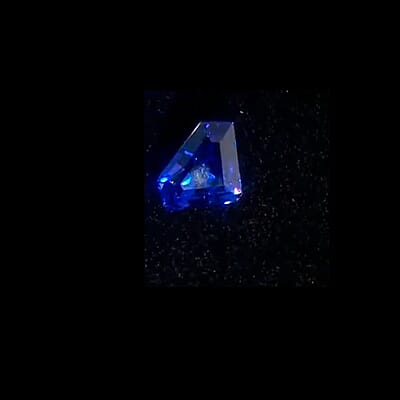 Certified and Appraised AAAA Vivid Tanzanite (Fancy Free Size) 7.00 ctw