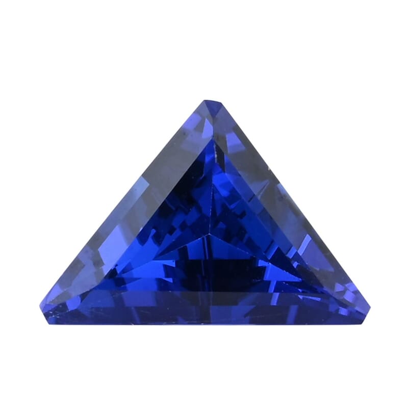 Certified and Appraised AAAA Vivid Tanzanite (Fancy Free Size) 7.00 ctw