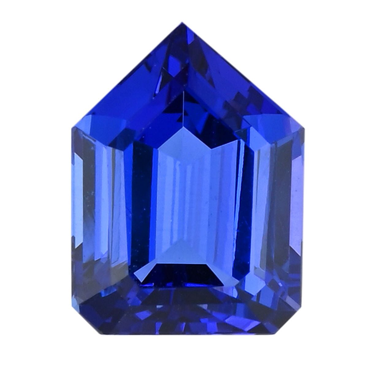 Certified and Appraised AAAA Vivid Tanzanite (Fancy Free Size) 7.00 ctw