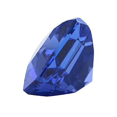 Certified and Appraised AAAA Vivid Tanzanite (Fancy Free Size) 7.00 ctw