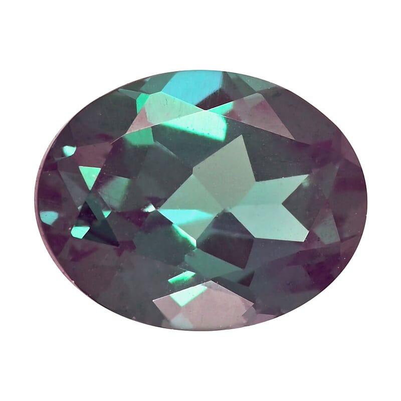 Luxuriant Lab Grown AAAA Alexandrite (Ovl 8x6 mm) 1.40 ctw