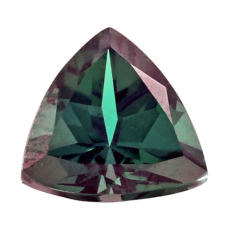 Luxuriant Lab Grown AAAA Alexandrite (Trl 7 mm) 1.40 ctw
