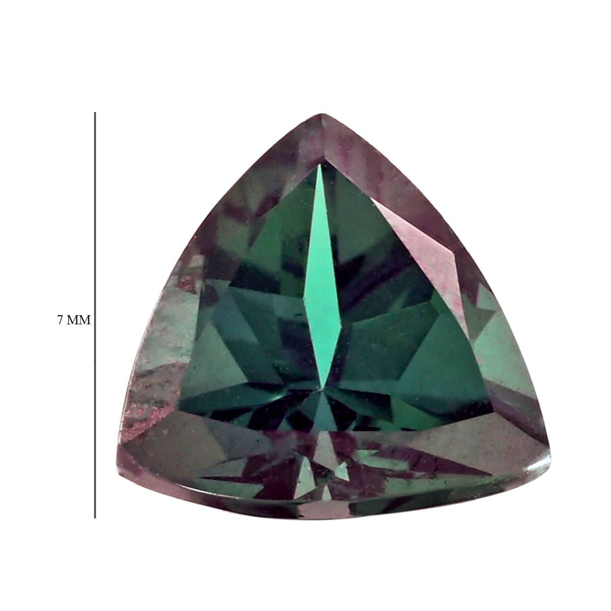 Luxuriant Lab Grown AAAA Alexandrite (Trl 7 mm) 1.40 ctw image number 3