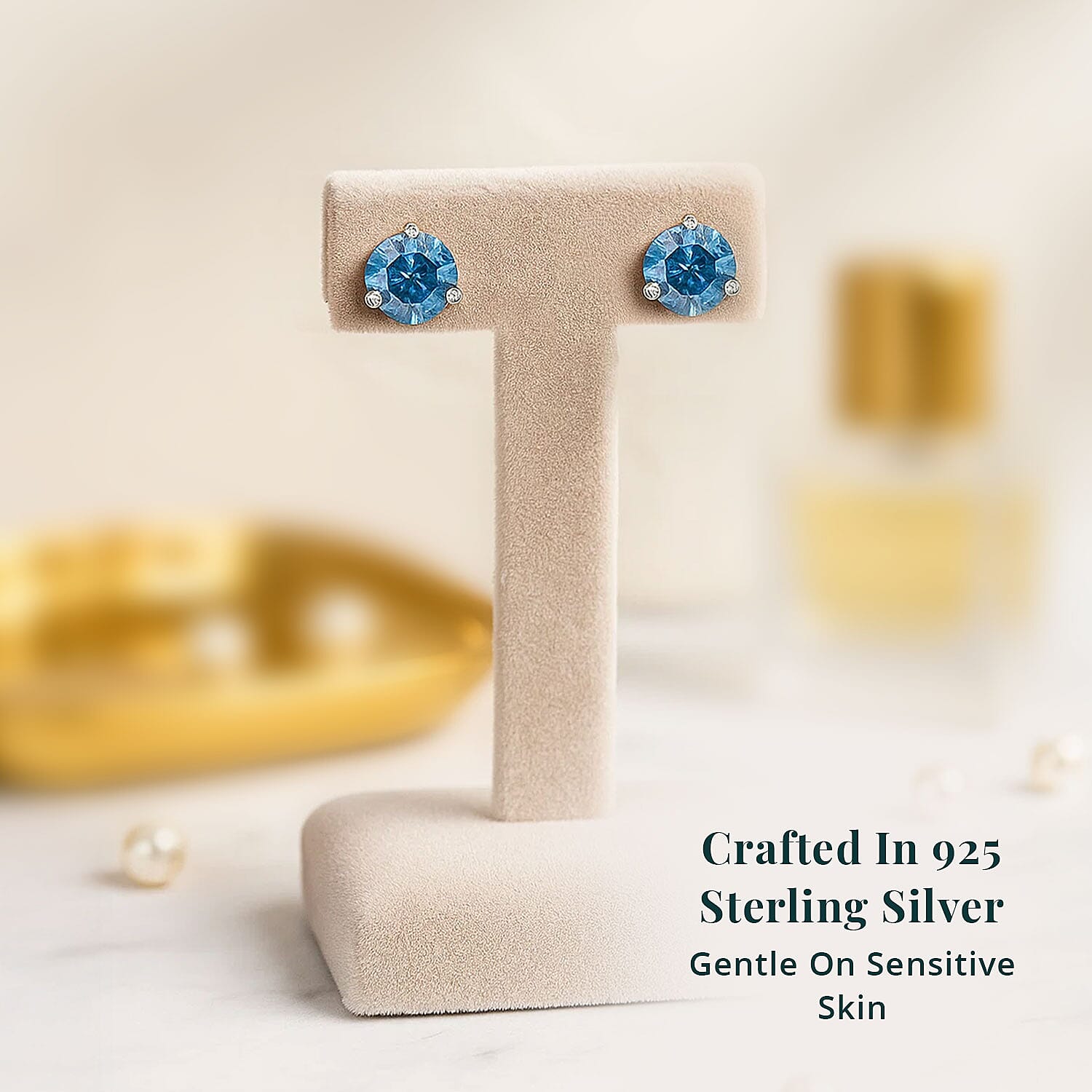 Platinum Over Sterling Silver