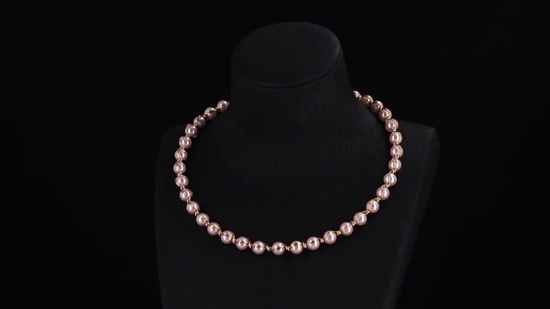 Doorbuster White Shell Pearl Beaded Chocker Necklace (16-20 Inches) in Silvertone
