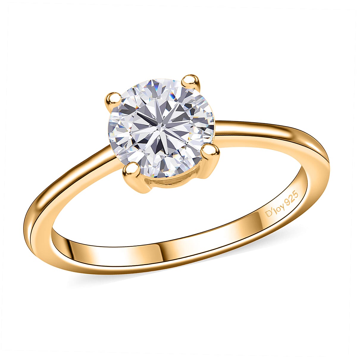 Yellow Gold Over Sterling Silver / 10 - Product card gallery slide 1 (9432470061311)