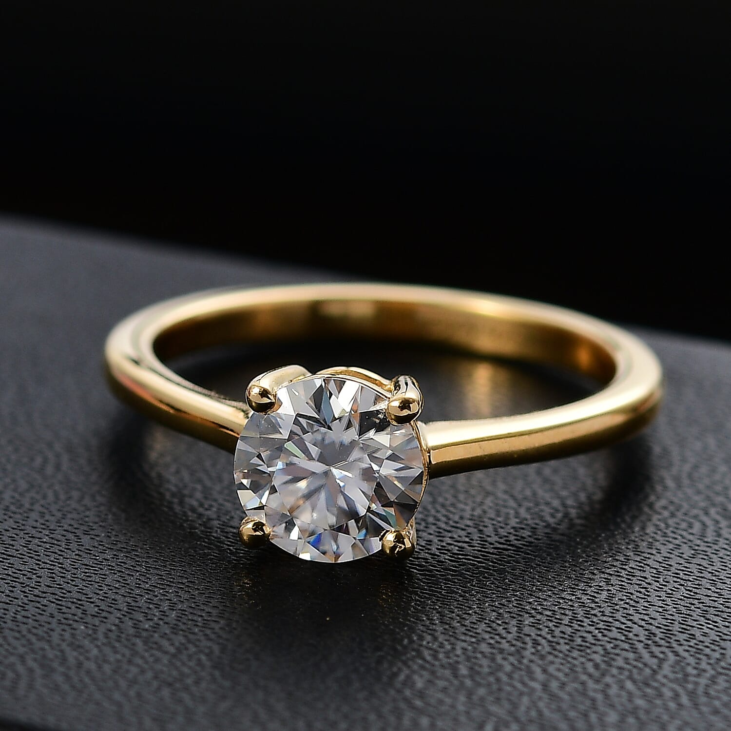 Yellow Gold Over Sterling Silver / 10 - Product card gallery slide 2 (9432470061311)